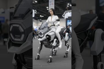 Shock at EICMA 2025: Futuristic Four-Legged Motorcycle